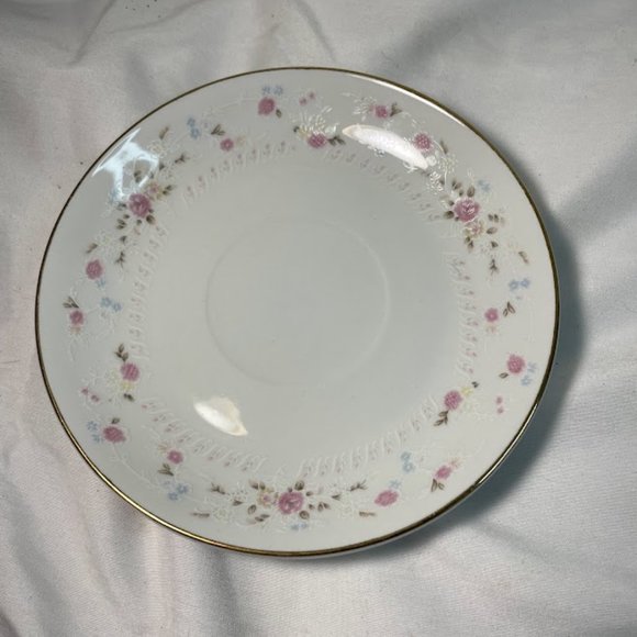 Home Styles Fine China Pink Floral Gold Trim Cup and Saucer Made in China - Picture 6 of 10